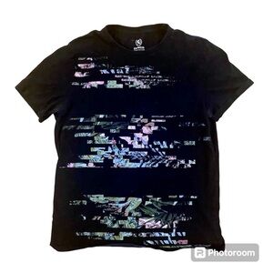 Express Black Print Graphic Tee Mens Large